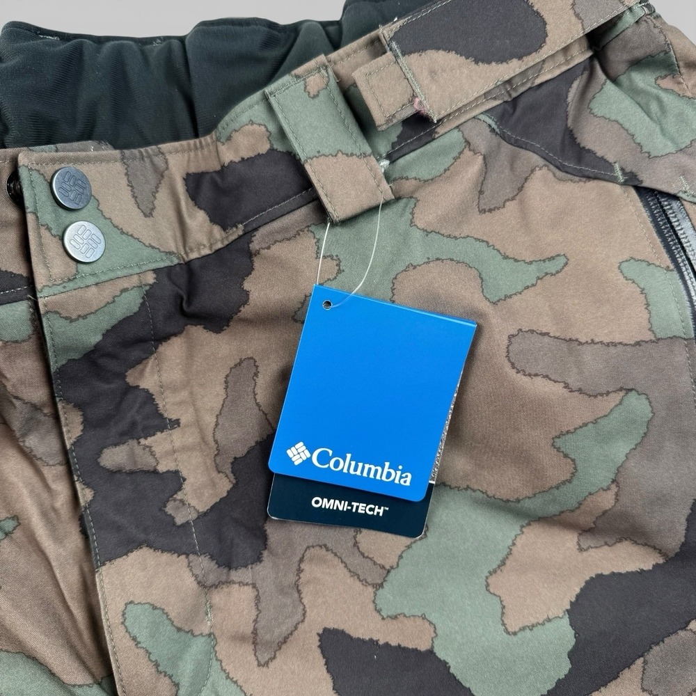 Men's Columbia Free Climb XL Camouflage Ski/Snowboard/Snow Pants Omni-Heat - Picture 3 of 10